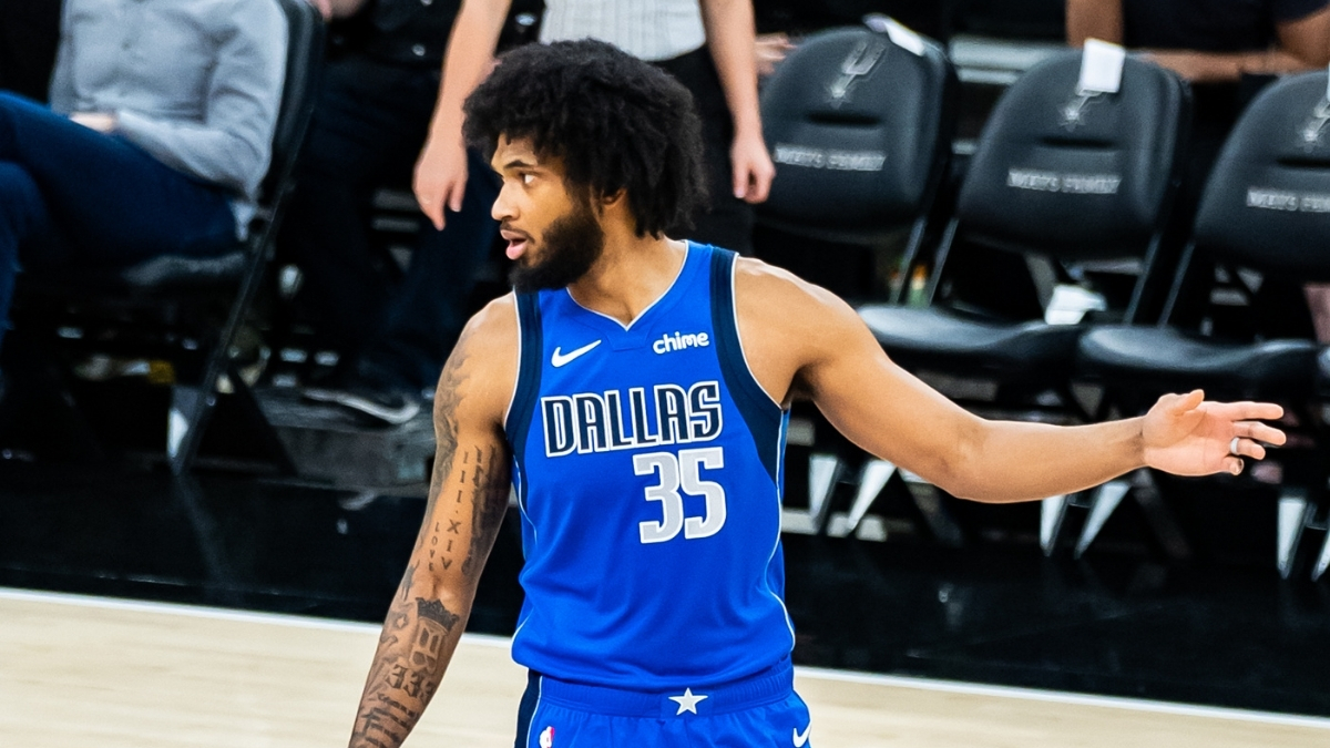 NBA: Marvin Bagley III in action for the Dallas Mavericks against the San Antonio Spurs at Frost Bank Center