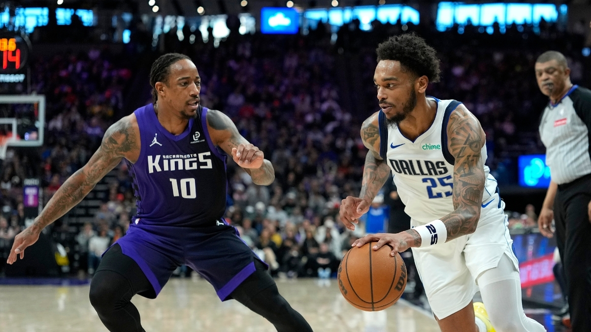 NBA: P.J. Washington drives toward the basket at Golden 1 Center against the Sacramento Kings.