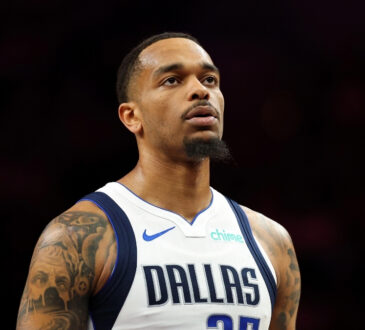 NBA: P.J. Washington looks on during the fourth quarter at Target Center against the Minnesota Timberwolves