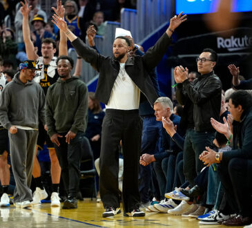 NBA guard Stephen Curry of the Golden State Warriors