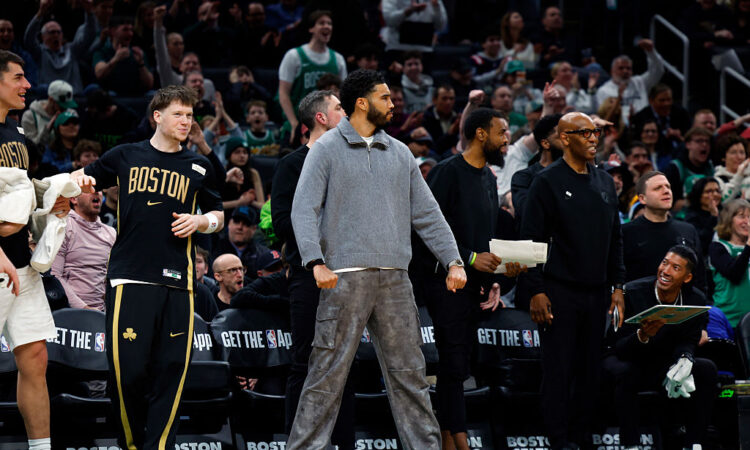 NBA forward Jayson Tatum of the Boston Celtics