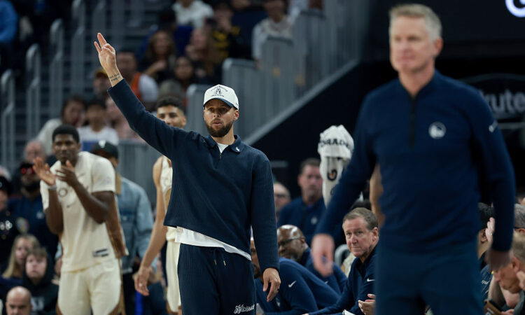 NBA guard Stephen Curry of the Golden State Warriors