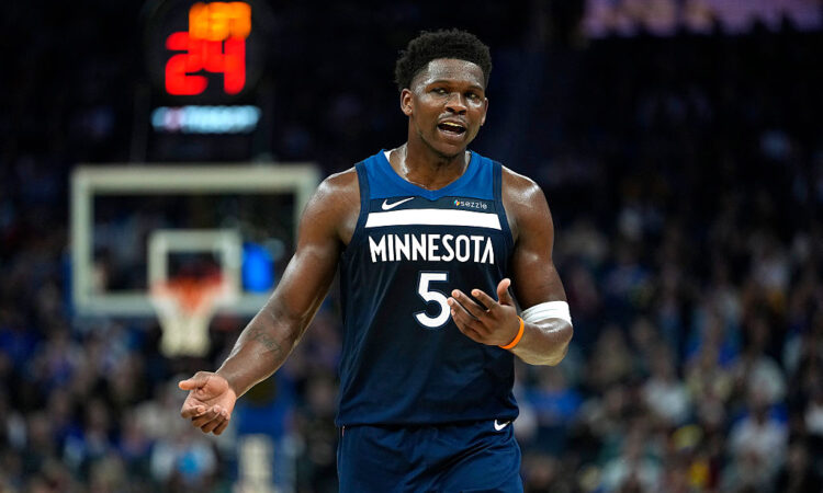 NBA guard Anthony Edwards of the Minnesota Timberwolves