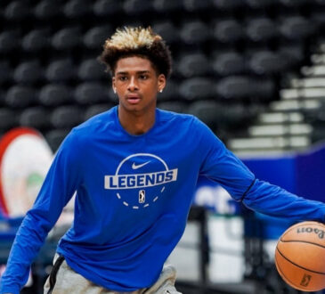 Dallas Mavericks guard AJ Johnson dribbles during shootaround at Comerica Center before the Texas Legends game in Frisco.