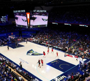 General view of College Park Center during the Dallas Wings vs. Indiana Fever game on Sept. 1, 2024.