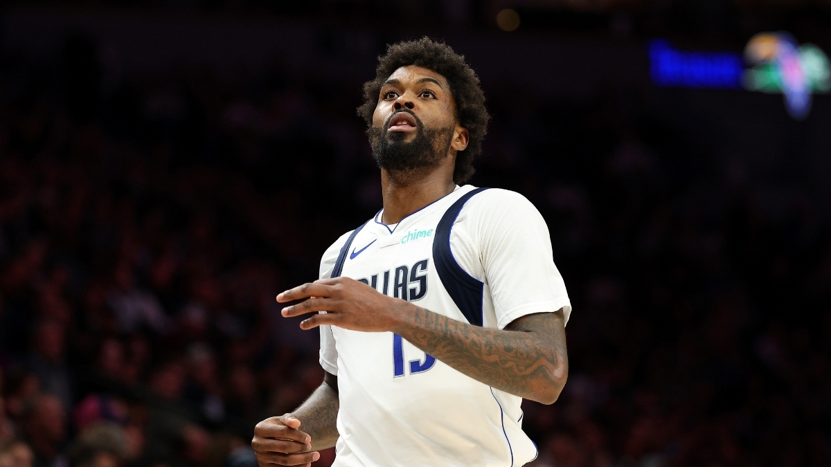 NBA: Naji Marshall looks on during the fourth quarter at Target Center as the Dallas Mavericks face the Minnesota Timberwolves.