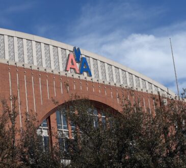 Exterior view of the American Airlines Center in Dallas, Texas