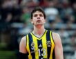 Tarik Biberovic wearing Fenerbahce Beko jersey number 13 at EuroLeague Final Four