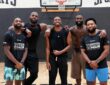 Philadelphia 76ers stars LeBron James, Tyrese Maxey and Jaylen Brown worked out together.