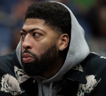 Washington Wizards forward Anthony Davis #23 watches during the first half against his former team, the New Orleans Pelicans, at Smoothie King Center.